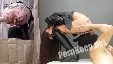 [PooAlina] Poo Alina - Slut pooping in mouth of a toilet slave (FullHD 1080p, 368 MB)
