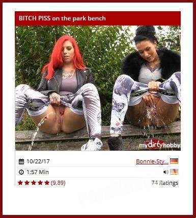 [Mydirtyhobby] BITCH PISS on the park bench (FullHD 1080p, 84.5 MB)