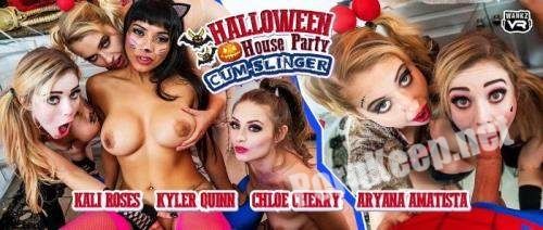[WankzVR] Aryana Amatista, Chloe Cherry, Kali Roses, Kyler Quinn (Halloween House Party: Cum-Slinger / 29.10.2019) [Oculus Rift, Vive] (UltraHD 4K 2300p, 18.7 GB)