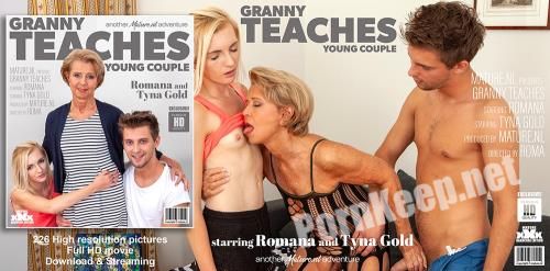 [Mature.nl] Romana (69), Tyna Gold (23) - Granny teaches a young couple the ways of steamy sex / 13824 (HD 1060p, 1.35 GB)