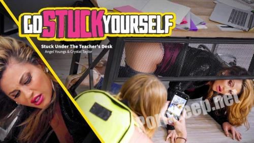 [GoStuckYourself, AdultTime] Crystal Taylor, Angel Youngs (Stuck Under The Teacher's Desk) (FullHD 1080p, 1.39 GB)