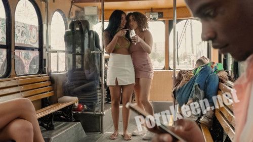 [RKPrime, RealityKings] Kira Perez, Ameena Greene (The Fucking Public Bus Threesome) (SD 480p, 474 MB)