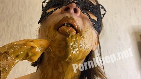 [ScatShop] p00girl - Poop, fuck in mouth and feel sick, smear (FullHD 1080p, 1.54 GB)