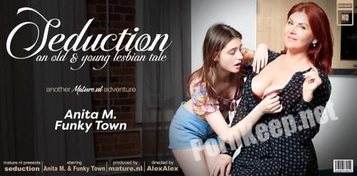 [Mature.nl, Mature.eu] Anita M (41) & Funky Town (22) - Teeny babe Funky Town gets seduced by her horny neighbour Anita M. in the living room (FullHD 1080p, 1.34 GB)